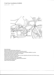 Klr650 full body engine crash bar 2008-2018