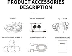 Dirtracks Helmet Bluetooth communication headset