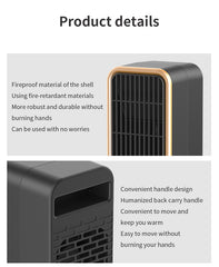 Compact Ceramic PTC Heater – “ShopHeat 500D