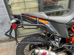 KTM 390 ADV luggage rack and saddlebag combo
