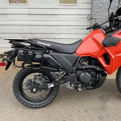 2022 + Kawasaki KLR650 gen3 Pannier rack.