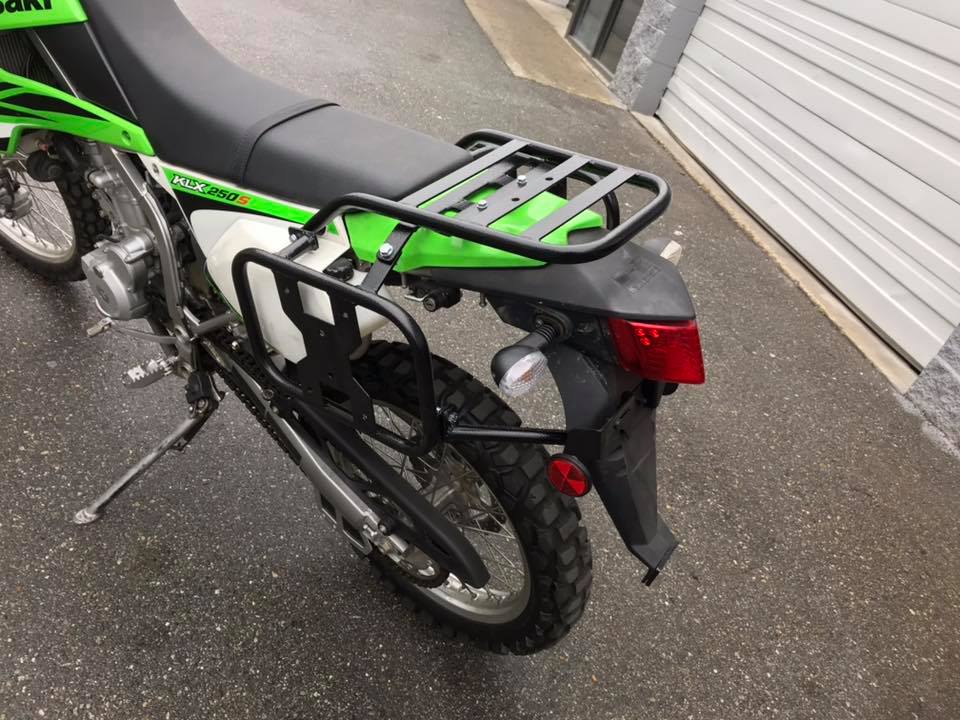 Klx250sf Rear Rack 2009-2023 Kawasaki KLX250S/klx300s Multi Use Pannier Mounting Rack